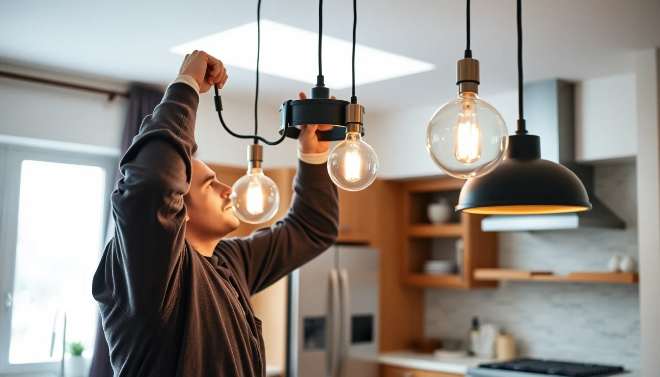Pendant Lighting Installation